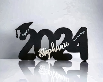 Personalized Graduation Guest Signer 2024 Chalkboard-FREE SHIPPING in continental US!