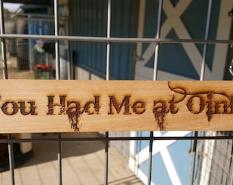 Laser Engraved Sign Pig Lover's Sign