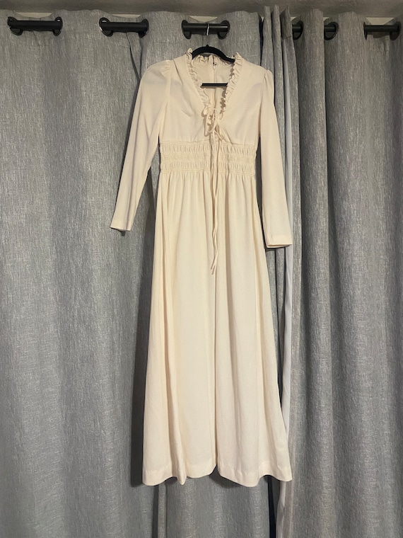 1970's Candi Jones California Wedding Dress / Boho