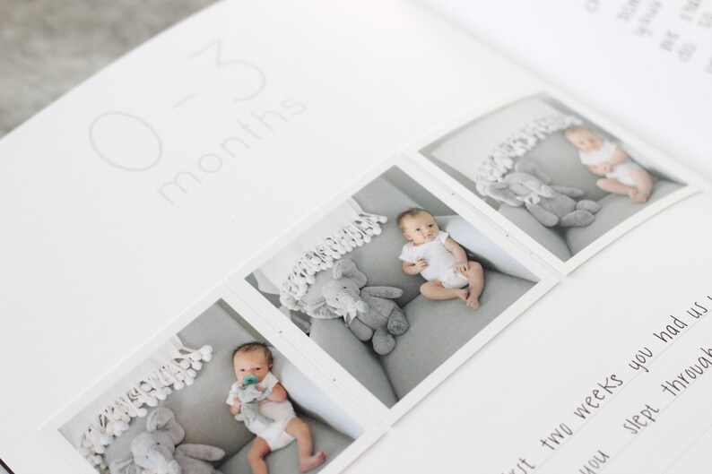 Modern Baby Book BLOOM Baby Memory Book Baby Shower Gift Etsy