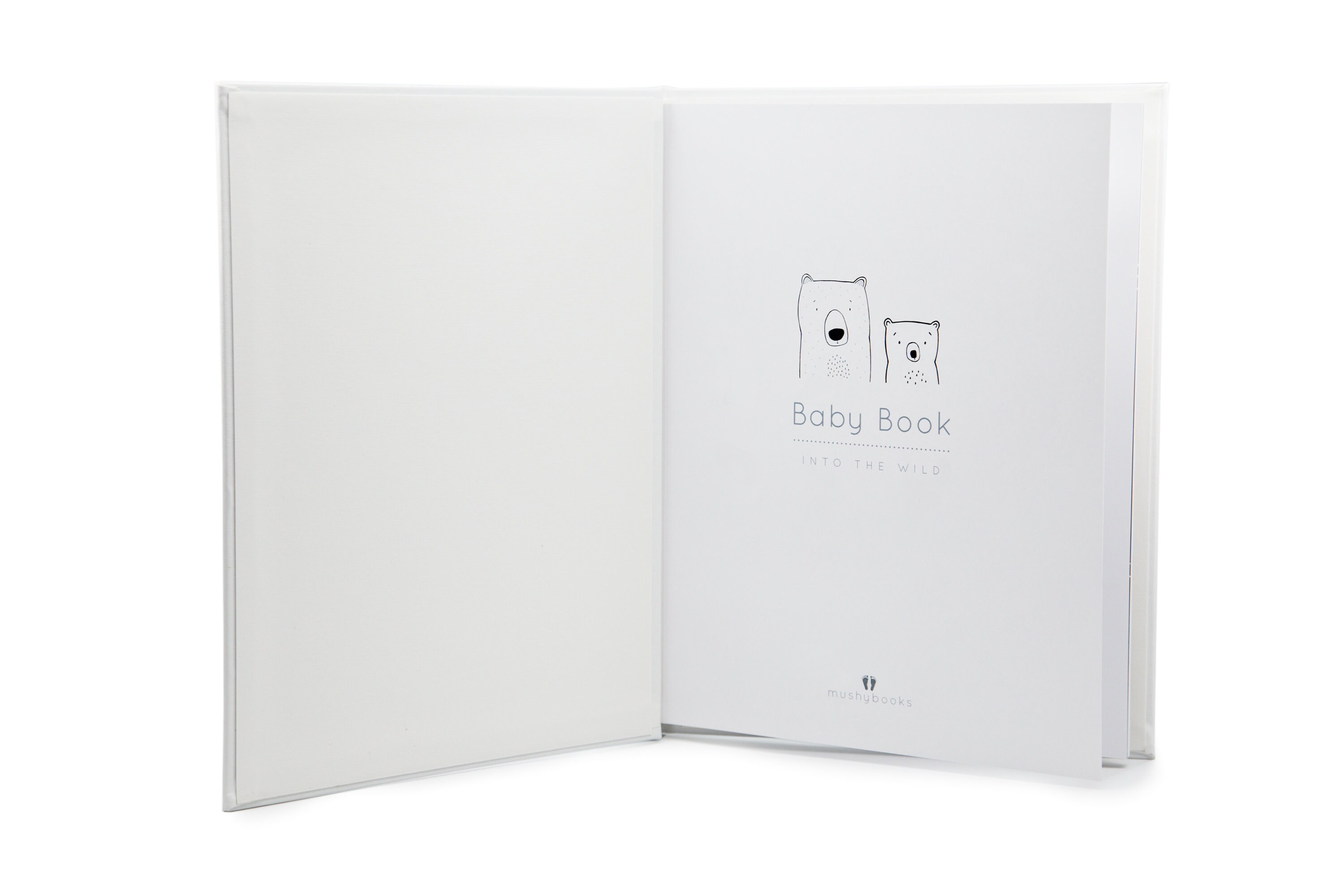 Modern Baby BookINTO THE WILD Baby Book Baby Memory Book Etsy