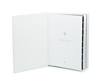 DREAMCATCHER,Baby Memory Book, Baby Shower Gift, Baby Gift, Baby Album, Keepsake Baby Book, Gender Neutral, Baby Journal,