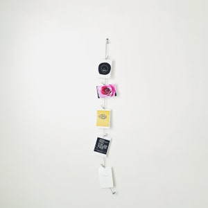 DOWNTOWN | Vertical Cable Photo Holder, Industrial, Metal, Wire, Decor ...