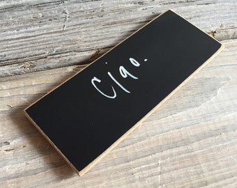 METRO | Chalkboard Magnets - Set of 4, Office, Weddings, Labels, Gifts, Tags, Kitchen, Refrigerator, Dorm, Business, Signs, Organization
