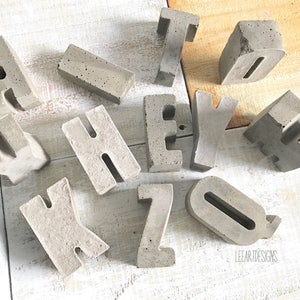 LOFT | Concrete Letters, Industrial Decor, Beach Decor, Urban Decor ...