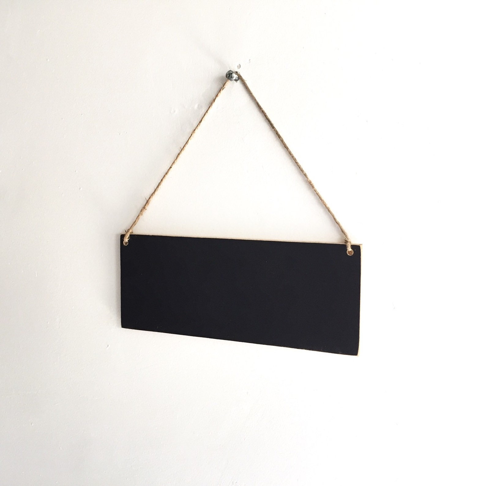 MOD Hanging Chalkboard Sign Wedding Signs Office Labels Etsy