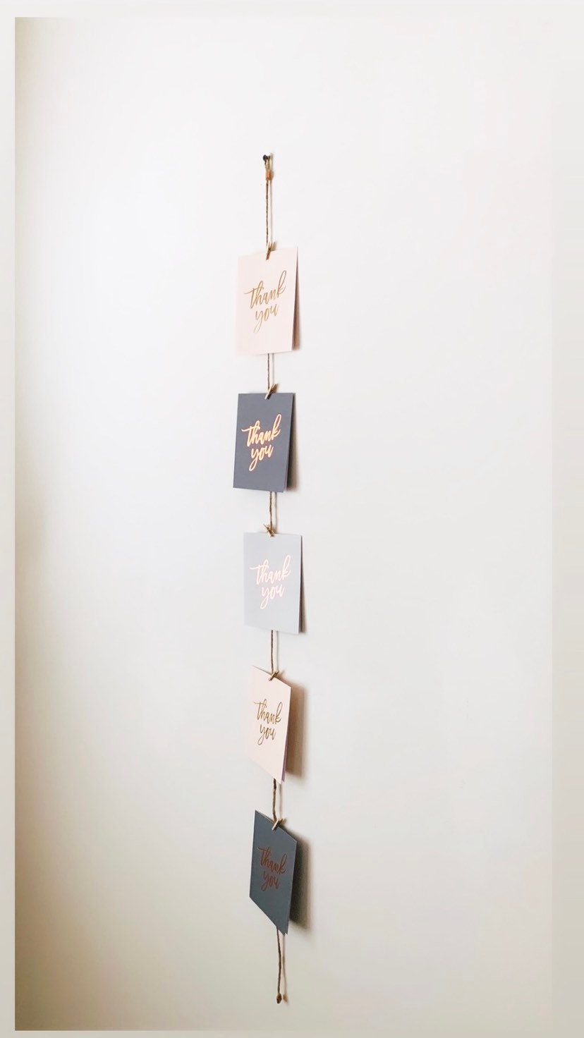 DUNE | Vertical Twine Photo Holder, Clothes Pins, Rustic Decor, Wedding Decor, Card Display, Pictures, Gift, Photo String, Banner, Copper