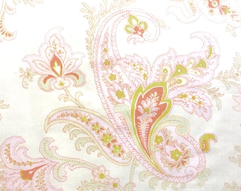 Paisley Cotton Percale Fabric: percale yardage, 57" Wide, percale paisley