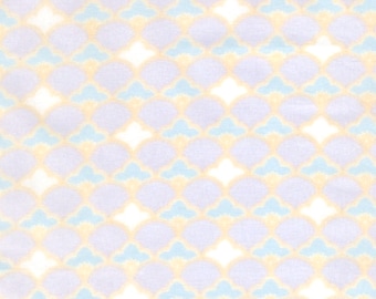 Cotton Percale Fabric: Gray & Blue Print, Lightweight Yardage, boy print, gender neutral,