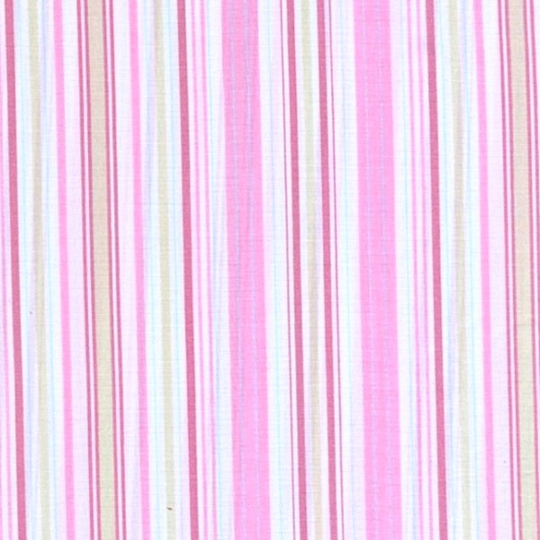 cotton percale, percale fabric, percale yardage, percale stripe, Cotton Stripe, stripe cotton yardage, white and pink stripe cotton, stripes