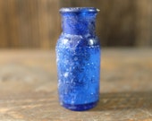 Antique Cobalt Bottle, Bromo-Seltzer Emerson Drug Company, Baltimore Maryland