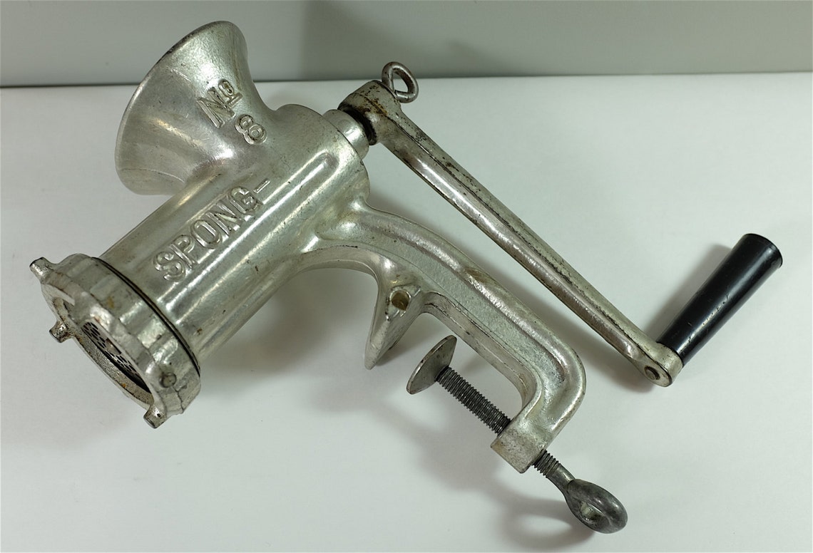 Vintage Meat Grinder by Spong Made in England model 8 Etsy