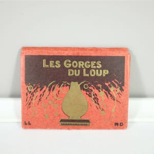 Souvenir vintage des Gorges du Loups France - Cartes Vues LL. ND - Set de 12 photos noir et blanc souvenir vintage des années 40