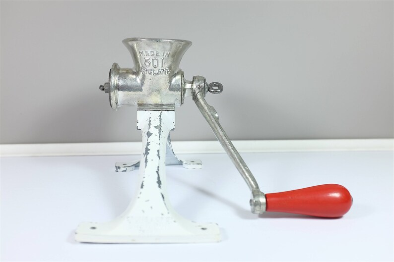 Vintage Meat Grinder by Spong Made in England Model 301 Design