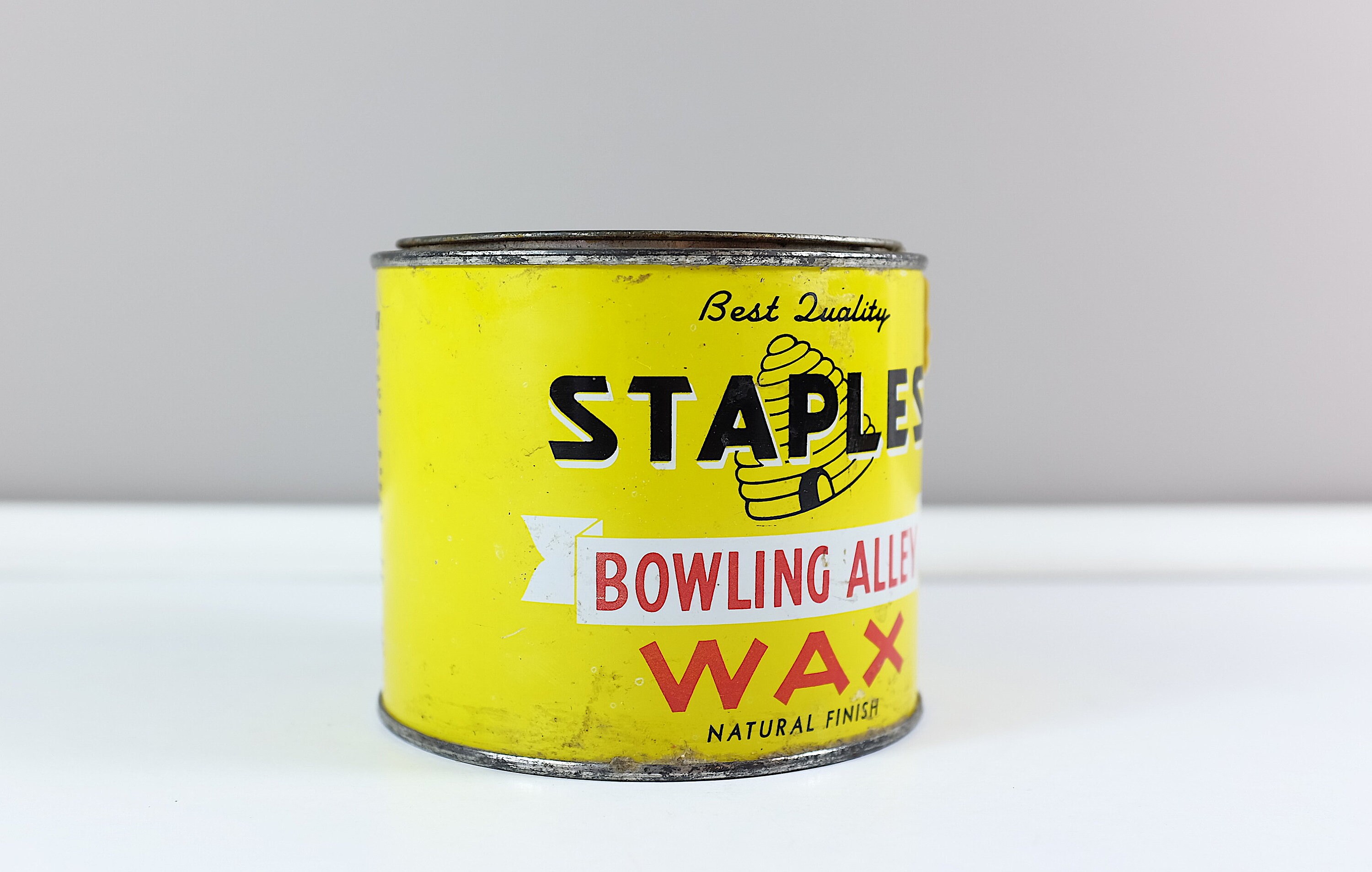 Vintage Tin Can Na-Nor Bowling Alley Wax