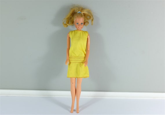 barbie doll yellow dress