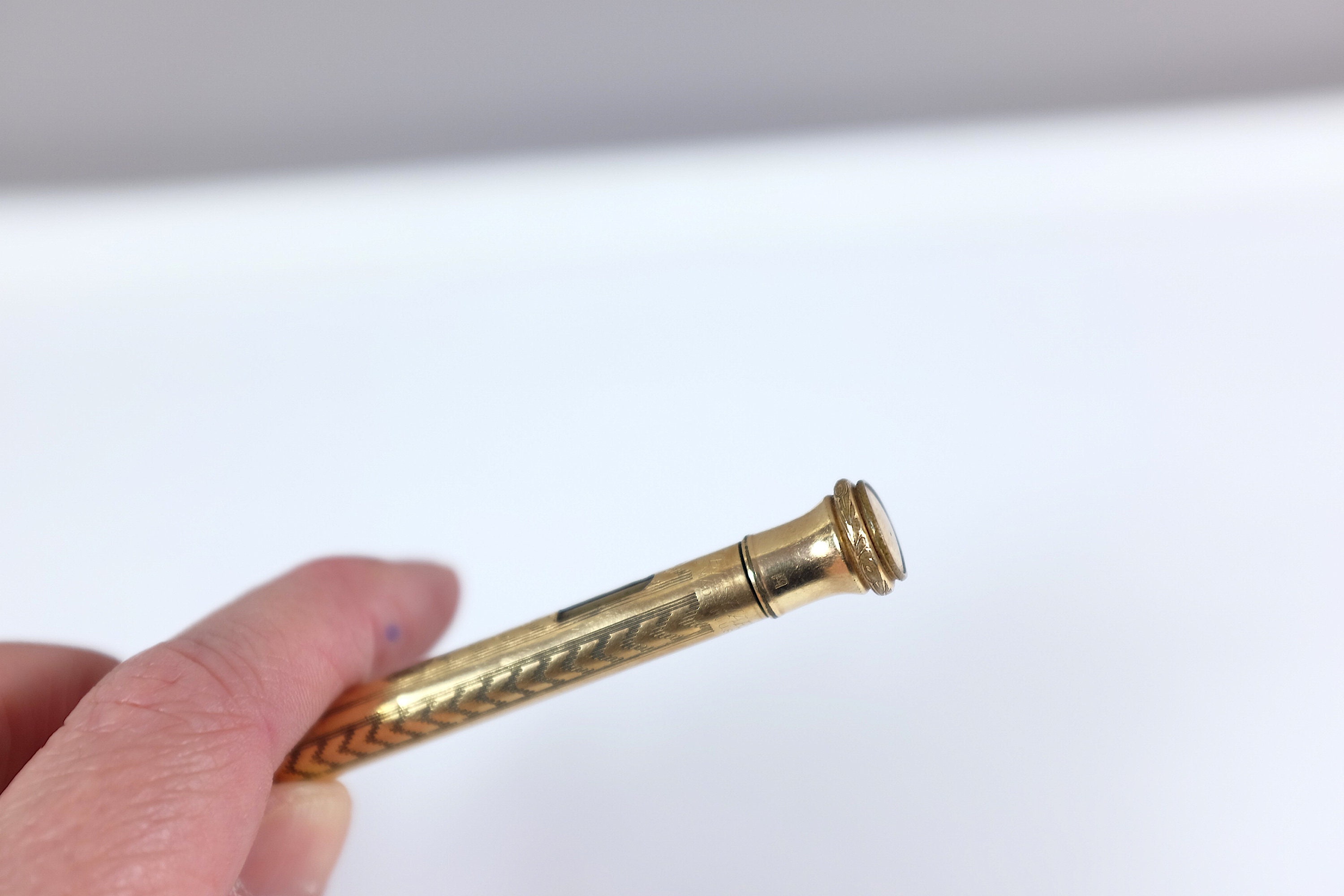 Stylo Plume Ancien Wahl Eversharp – Rempli Or, Vintage USA, Mine Fonctionnelle