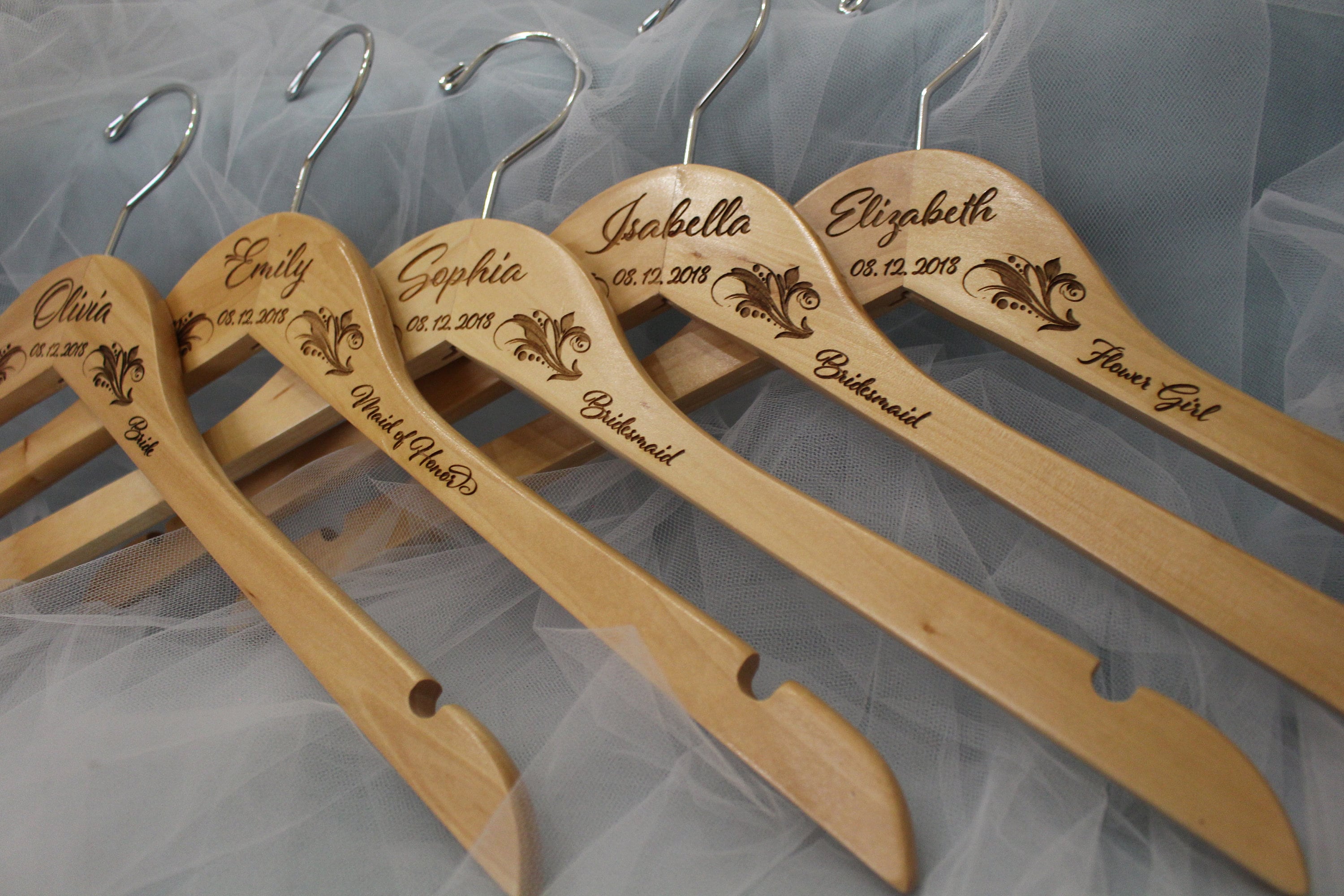 Personalized Wedding Hanger Bridesmaid Dress Hanger Wedding Etsy