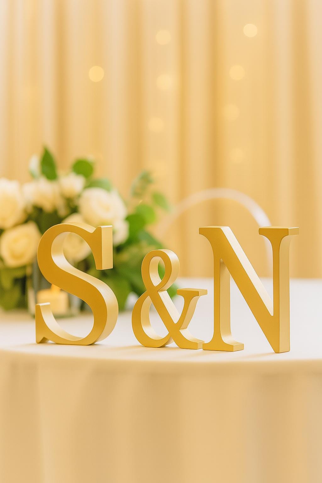 Intials Sign Custom Initials Sign / Wedding Sign / Custom Monogram Table Decor ...