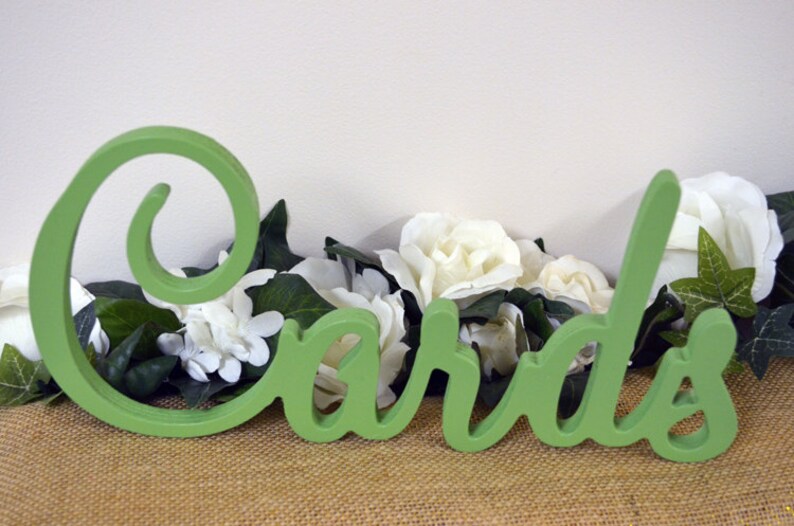 Cards Sign for Wedding Table Freestanding cards Etsy