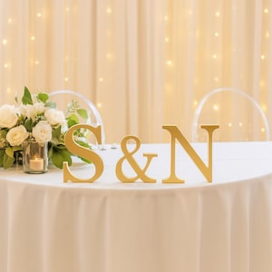 Custom Wedding Initials Sign / Wedding Sign / Custom Monogram Table Decor / Custom Initials Cutout / Wedding Backdrop / Couples Initials