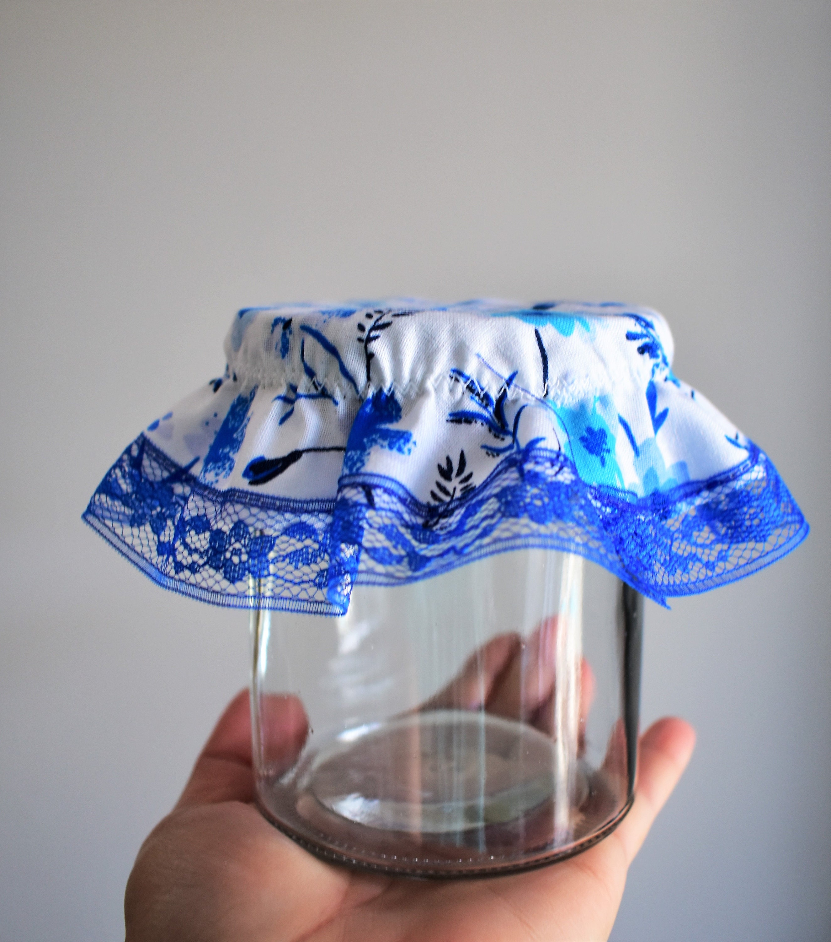 Set of six Mason Jar Covers mason jar decor country kitchen Etsy