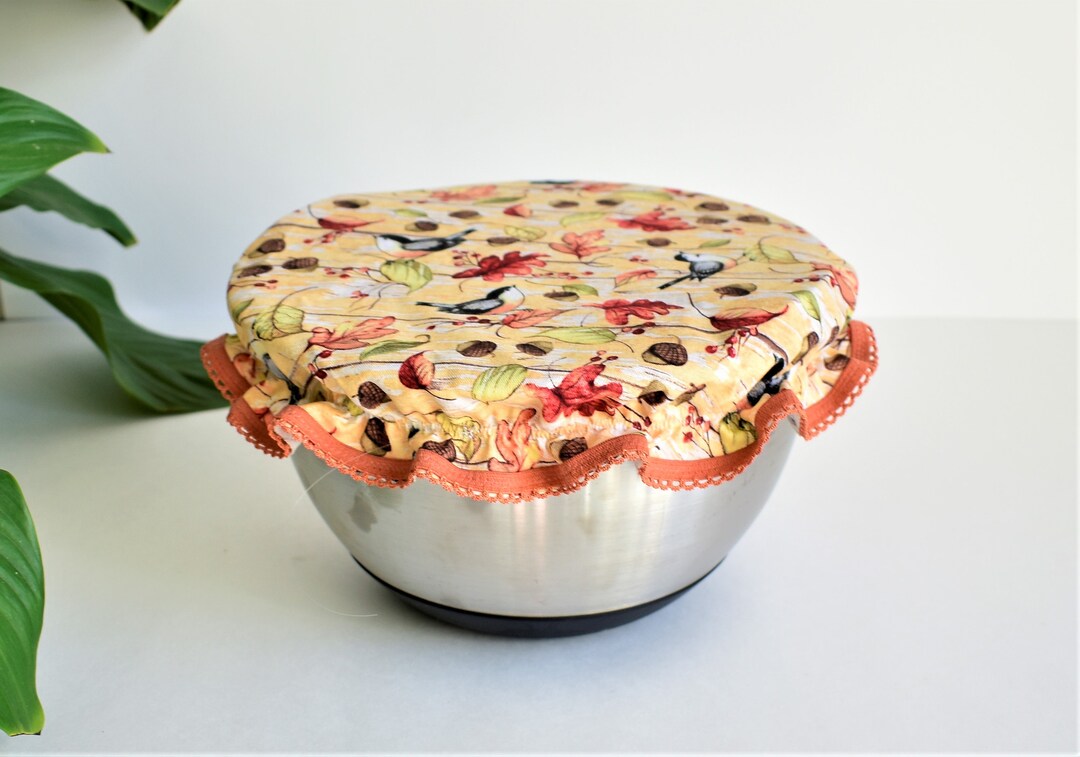 Fabric Cover for Stand Mixer Bowl, Country Style Kitchen Decor