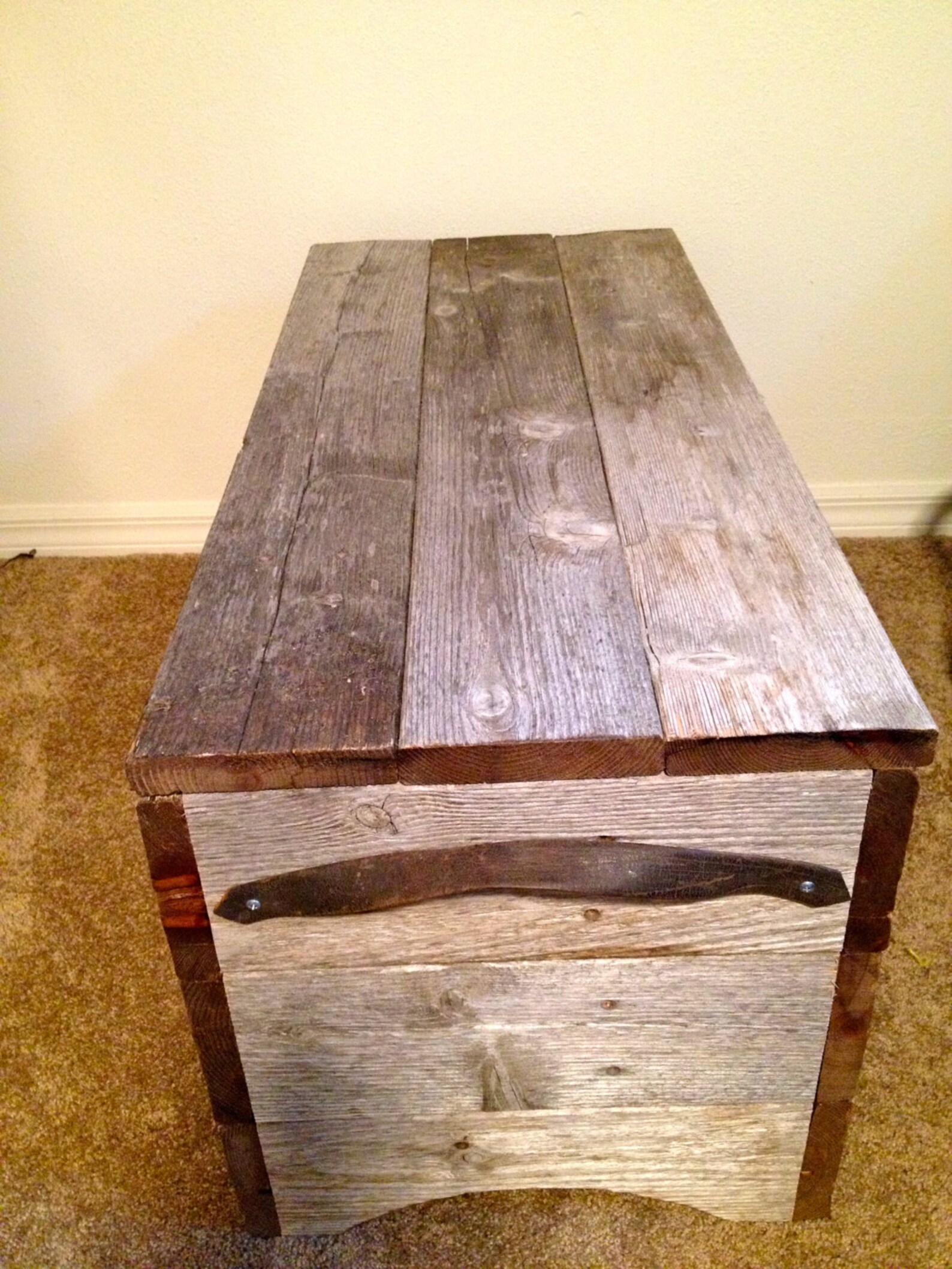 Reclaimed Barn Wood Chest Etsy