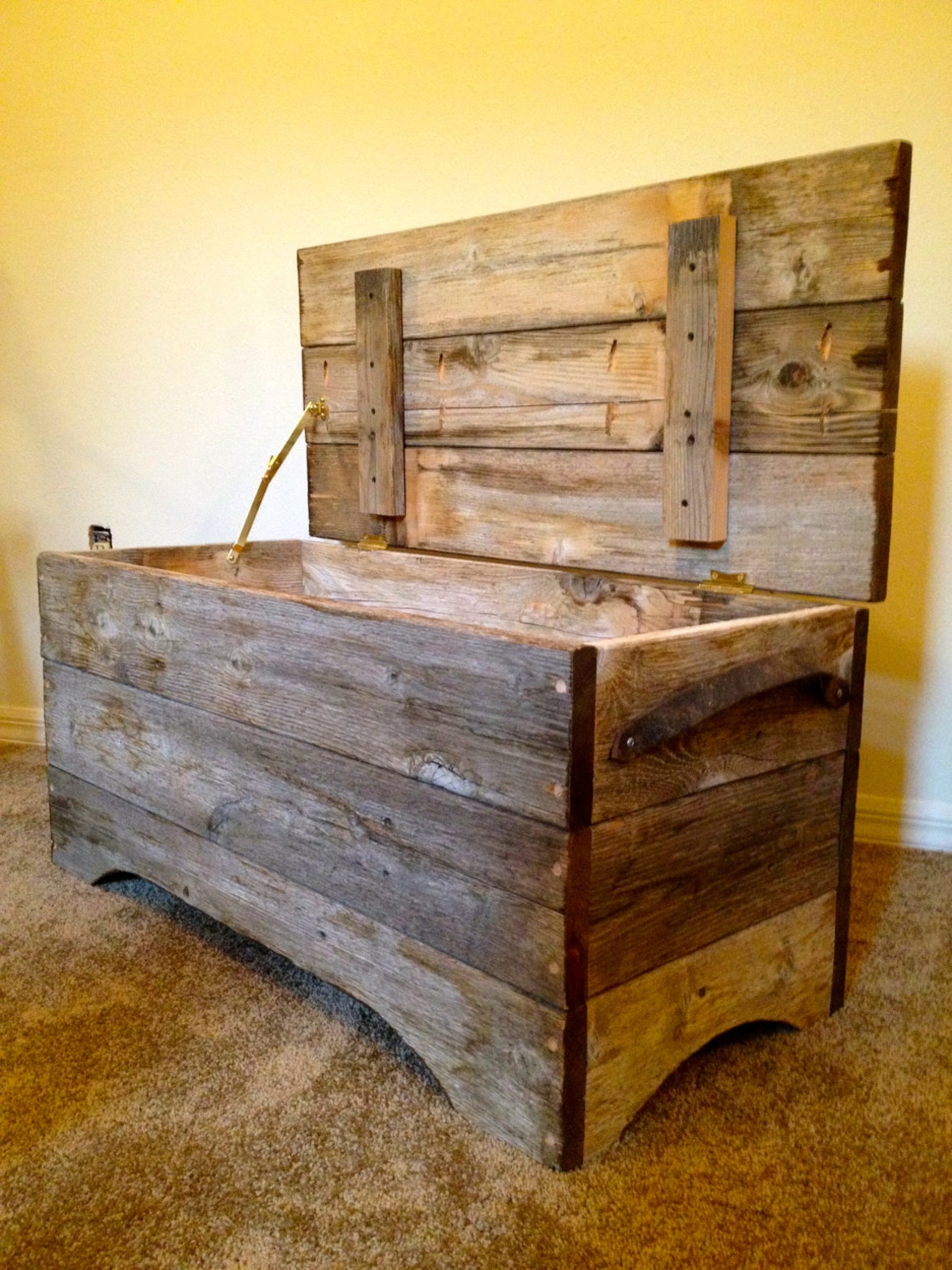 Reclaimed Barn Wood Chest Etsy
