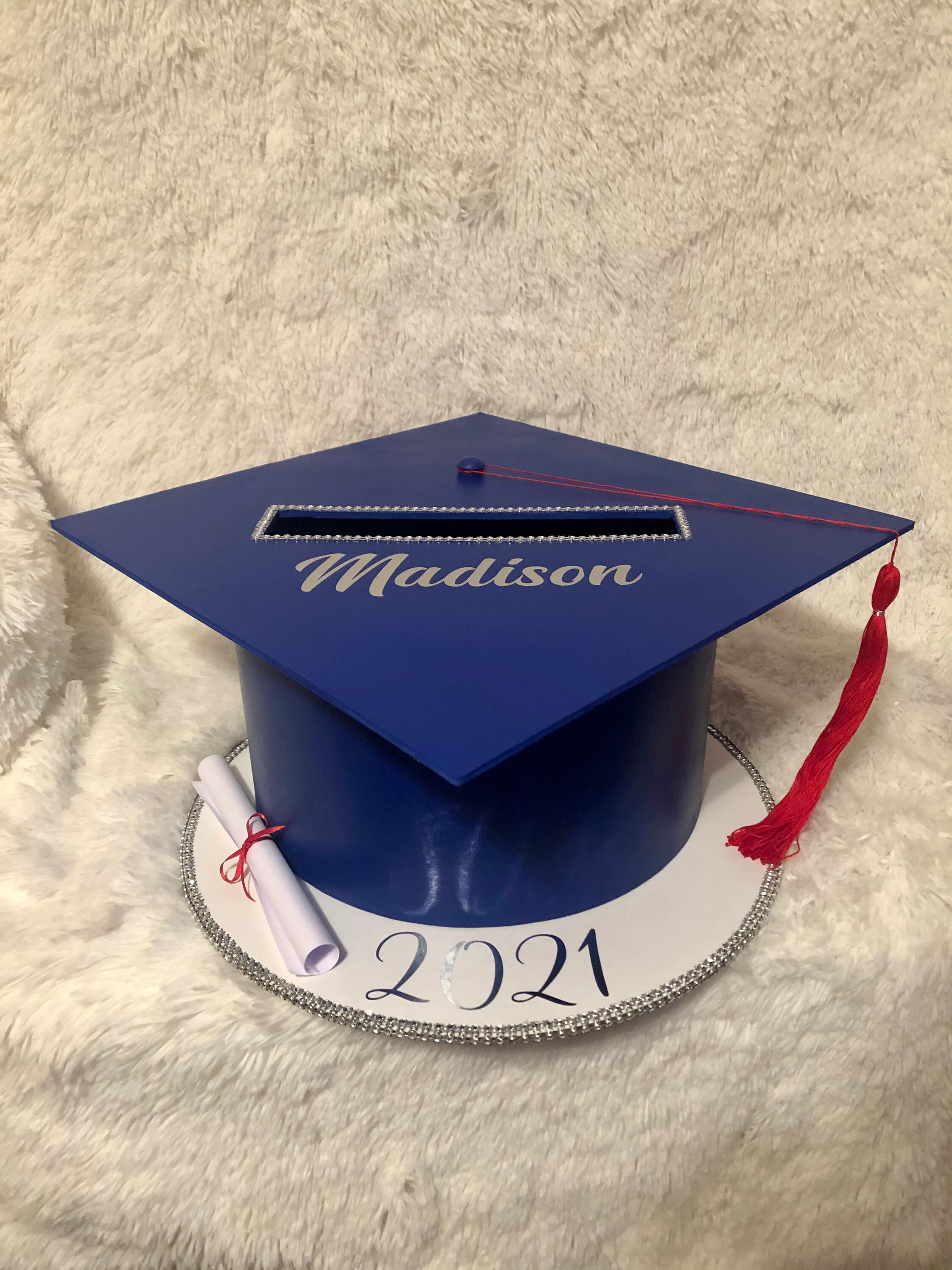 Graduation Card Box With Name - Etsy