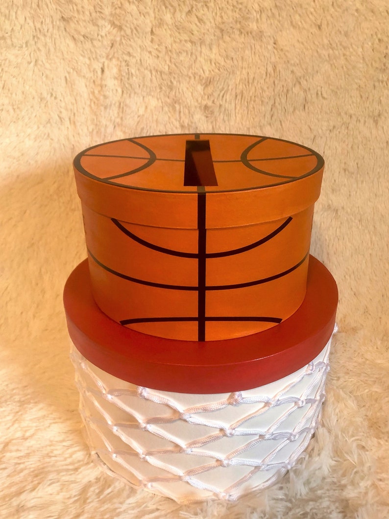 Two Tier Basketball Card Box Etsy