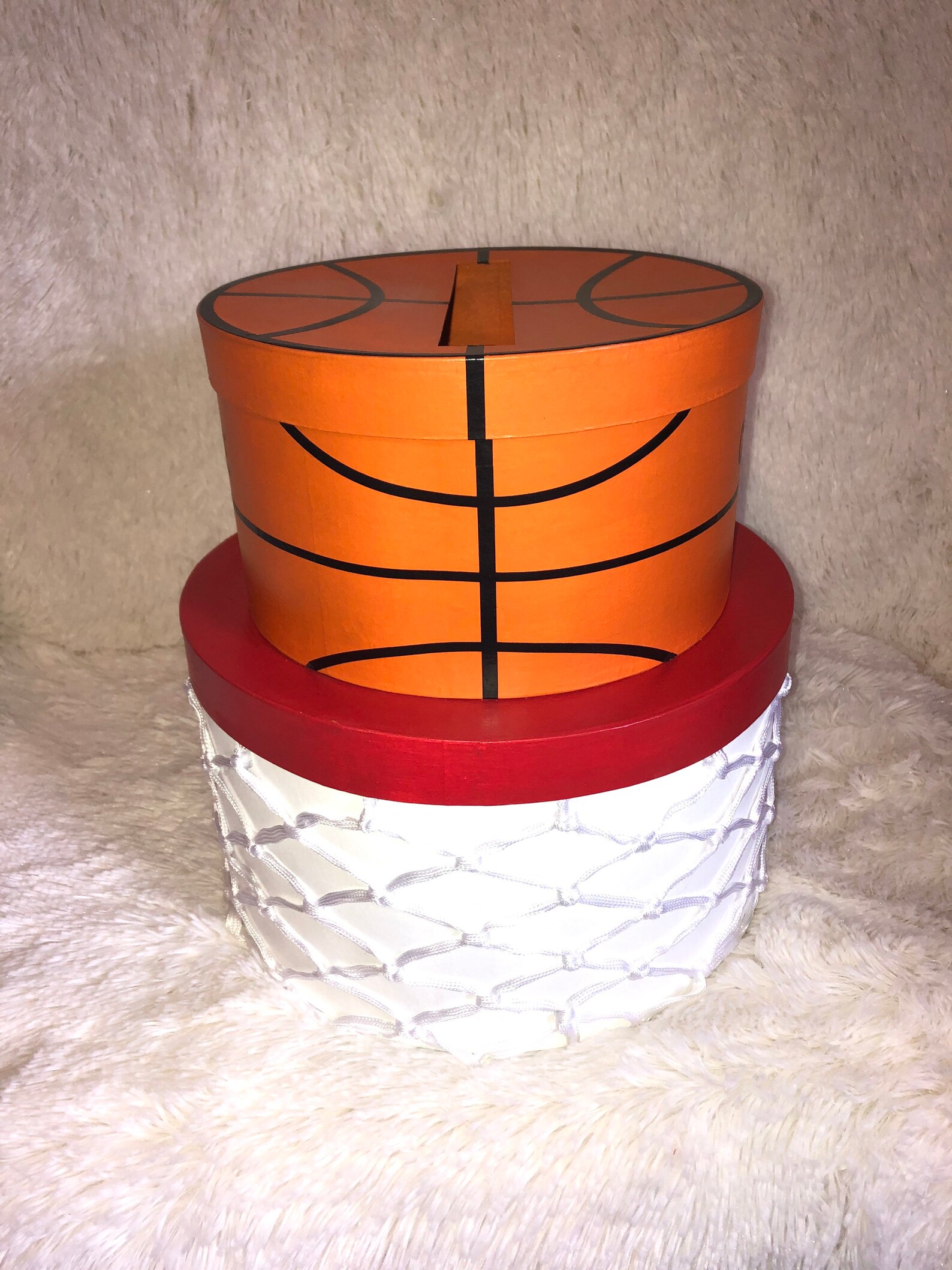 Two Tier Basketball Card Box Etsy