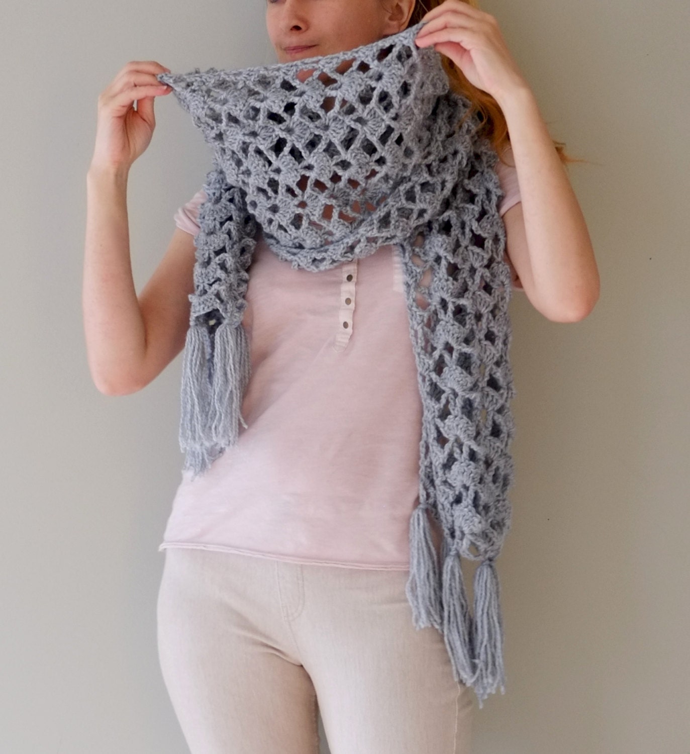 PATTERN to Crochet Long Scarf / Crochet Scarf PATTERN / Etsy