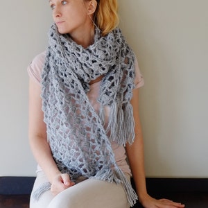 PATTERN To Crochet Long Scarf / Crochet Scarf PATTERN / Pattern PDF - Instant Download / Detailed Instructions In English