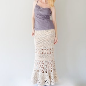 PATTERN For Maxi Skirt / Crochet Long Skirt / Crochet Pattern PDF Instant Download / Detailed Instructions In English For Crochet Skirt image 5