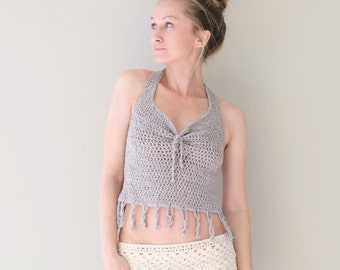 PATTERN Tank Camisole / Crochet Sexy Top Beach Blouse Pattern Only / Pattern PDF - Instant Download / Detailed Instructions In English