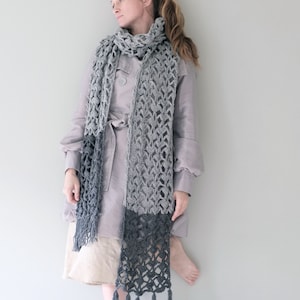 PATTERN Extra Long Scarf / Crochet PATTERN / Pattern PDF Instant Download / Detailed Instructions In English image 4