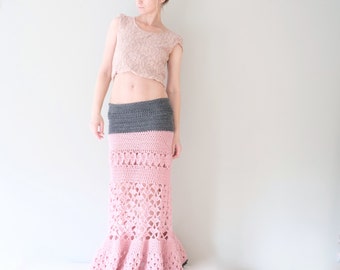 Maxi Skirt PATTERN / Crochet Long Skirt Pattern / Crochet Pattern PDF - Instant Download / Detailed Instructions In English Crochet Skirt