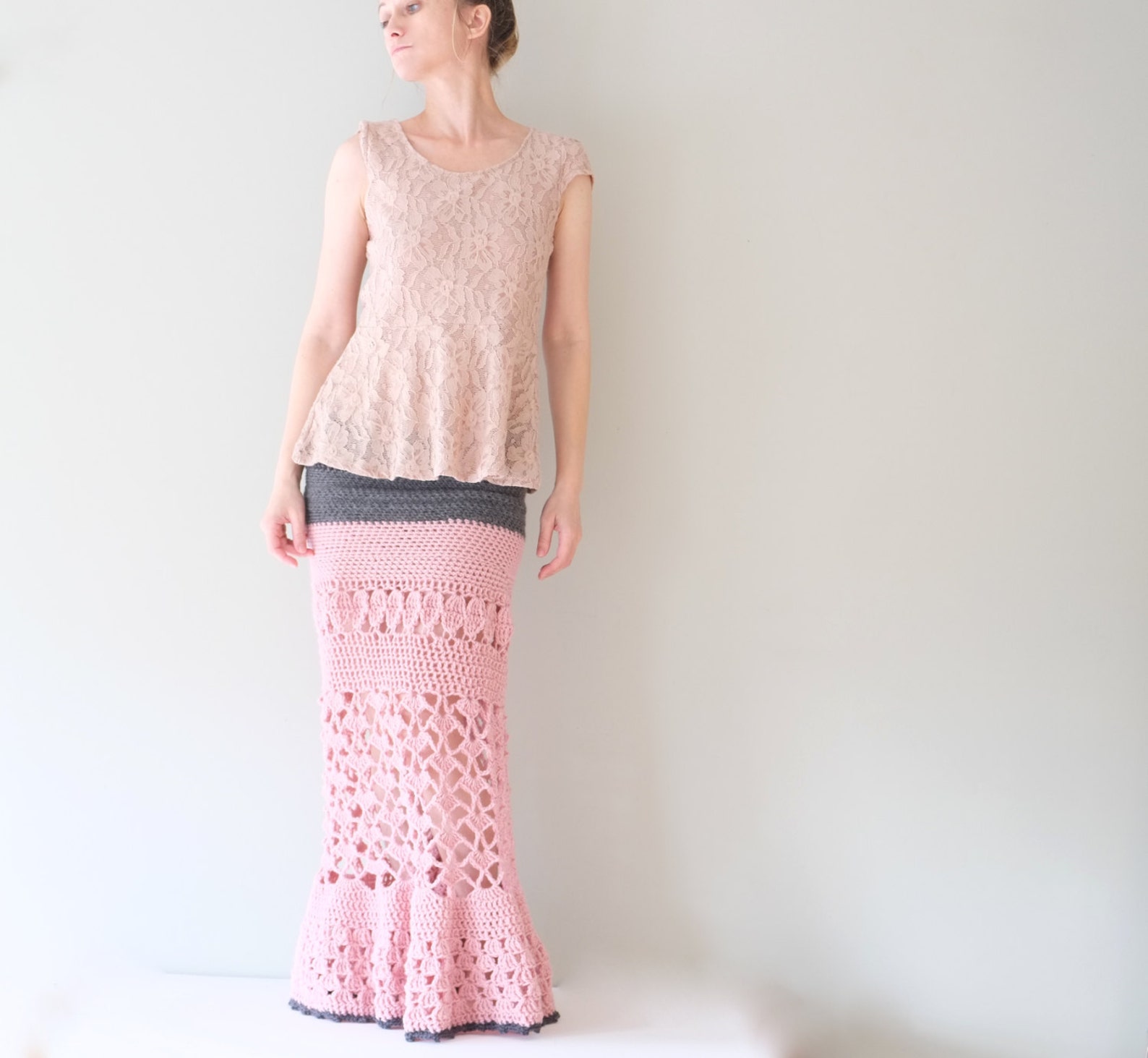 Maxi Skirt PATTERN / Crochet Long Skirt Pattern / Crochet Etsy