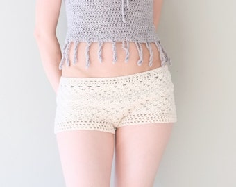 PATTERN Beach Bikini Shorts Pantie /  Pattern PDF - Instant Download / Detailed Instructions In English For Crochet Shorts