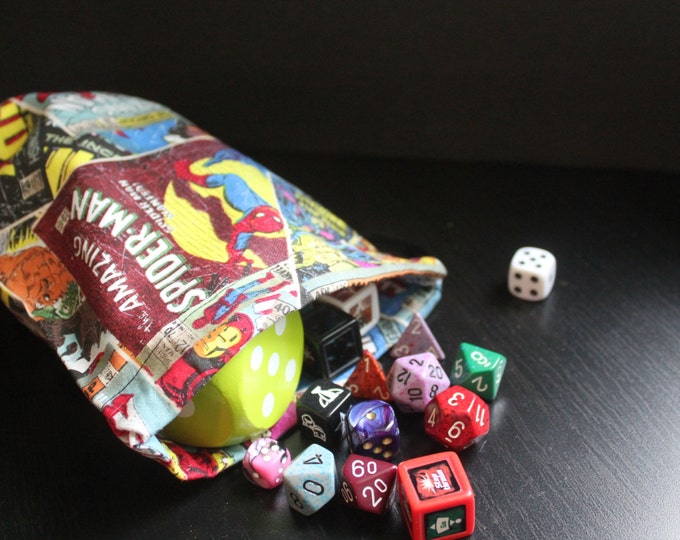 Two Custom Dice Bags for Marvel Dice Masters Holds Your Etsy