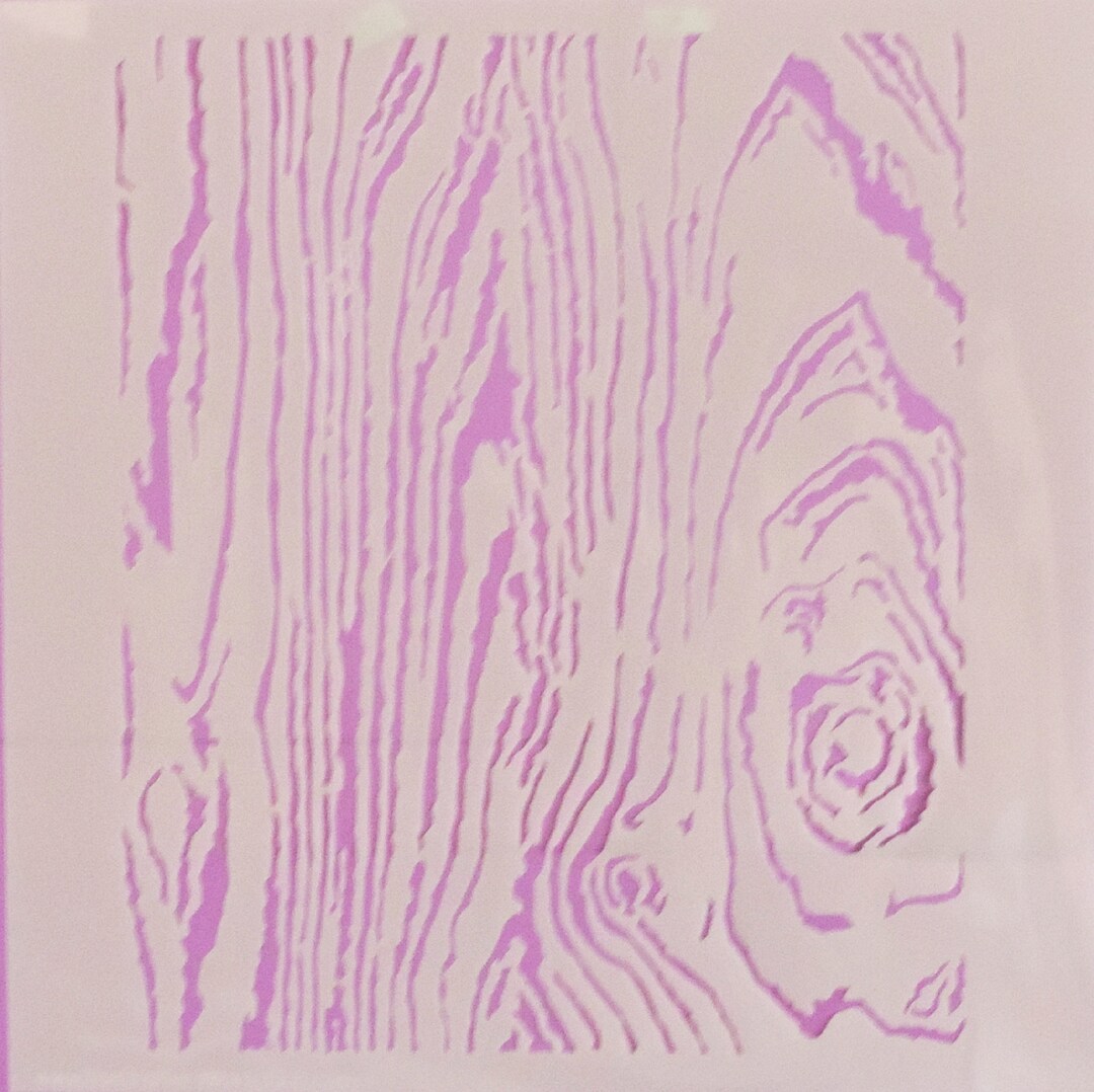 TCW Wood Grain Stencil 12 X 12 Etsy