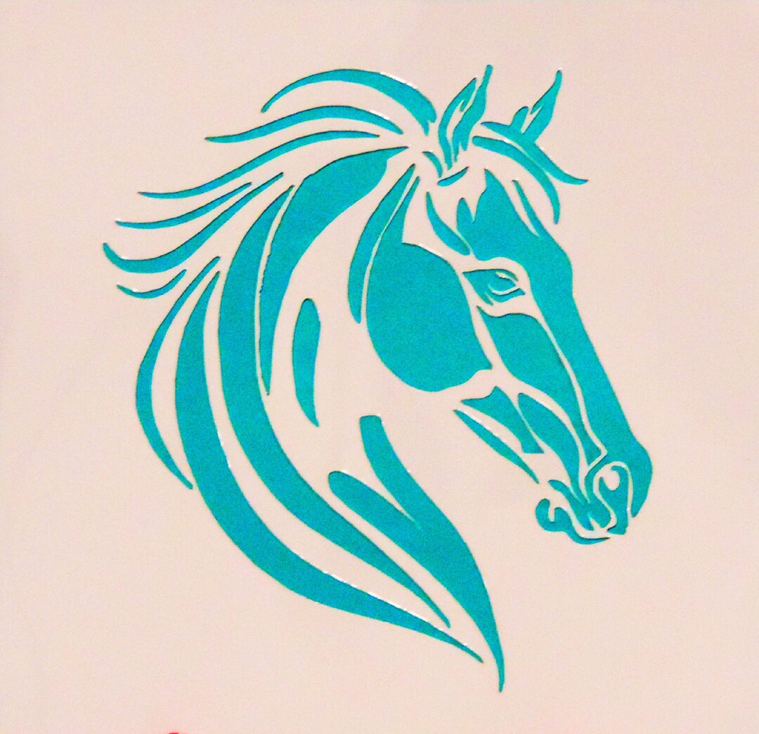 630 Horse Head Stencil - Etsy