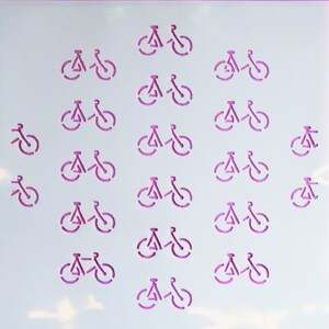 6 Bike background stencil