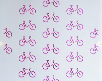 6 Bike background stencil