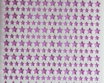 18 Mixed stars (square) background stencil