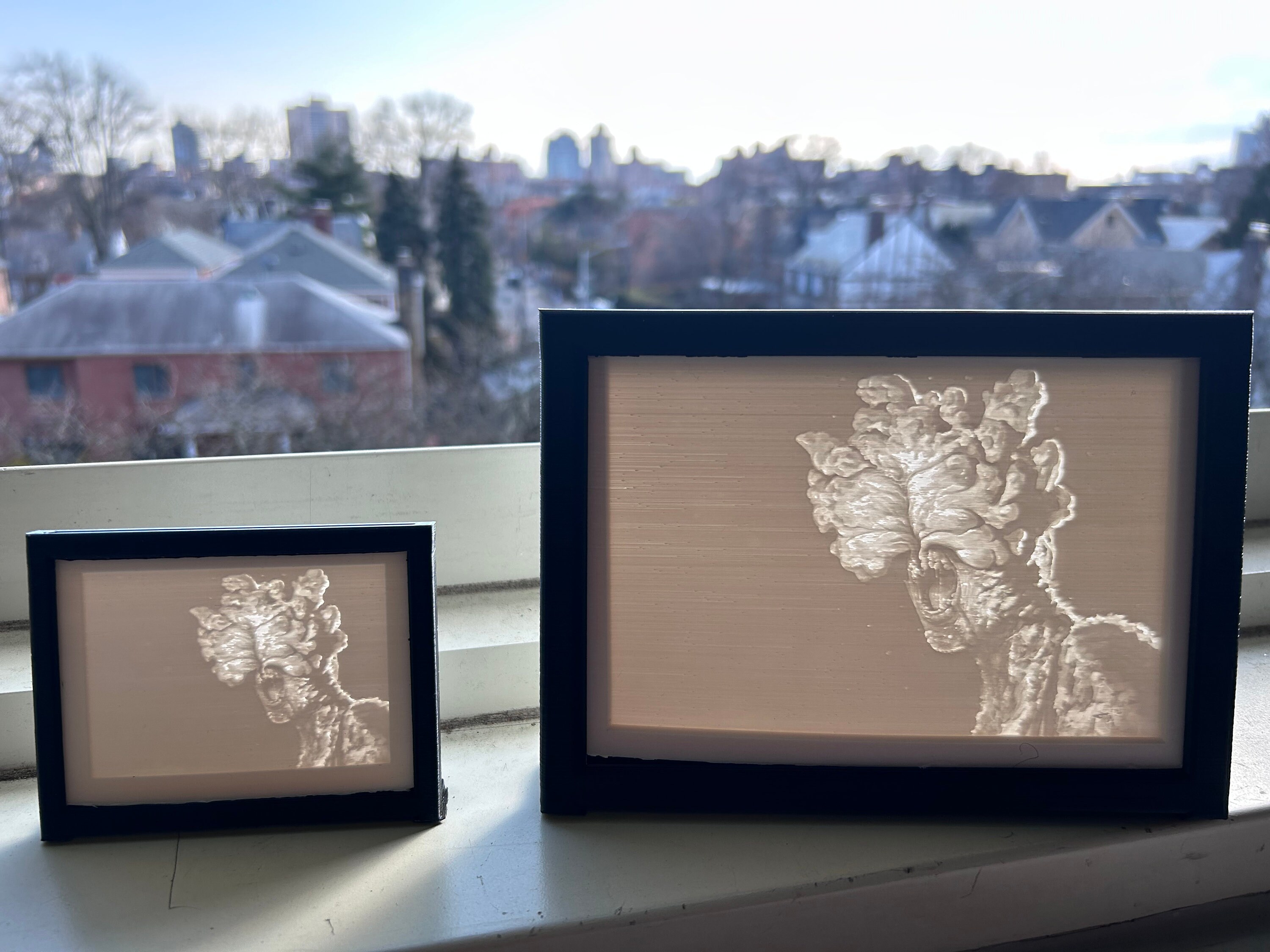 The Last of Us Clicker 3D Printed Lithophane and Frame - Etsy Australia