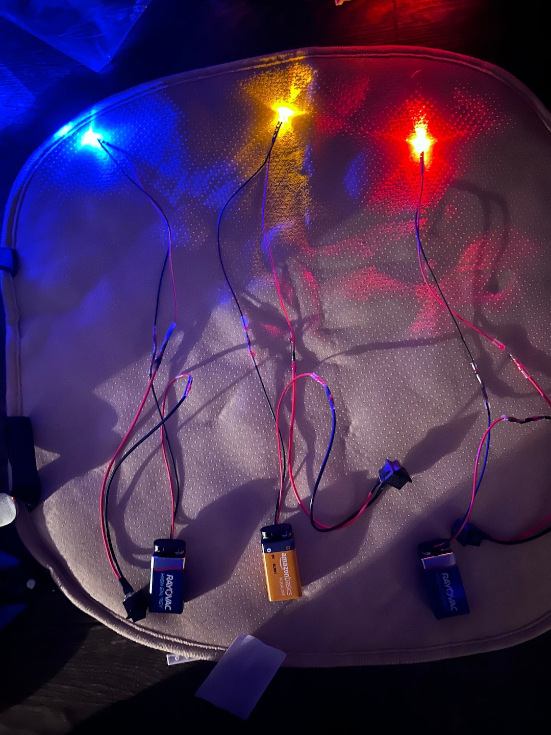 9 Volt Powered LED Light With on off Snapin Rocker Switch Etsy