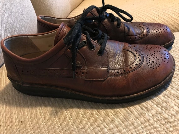 Vintage Leather Finn Comfort Shoes/ Oxfords/Lace Up/Mens Size | Etsy