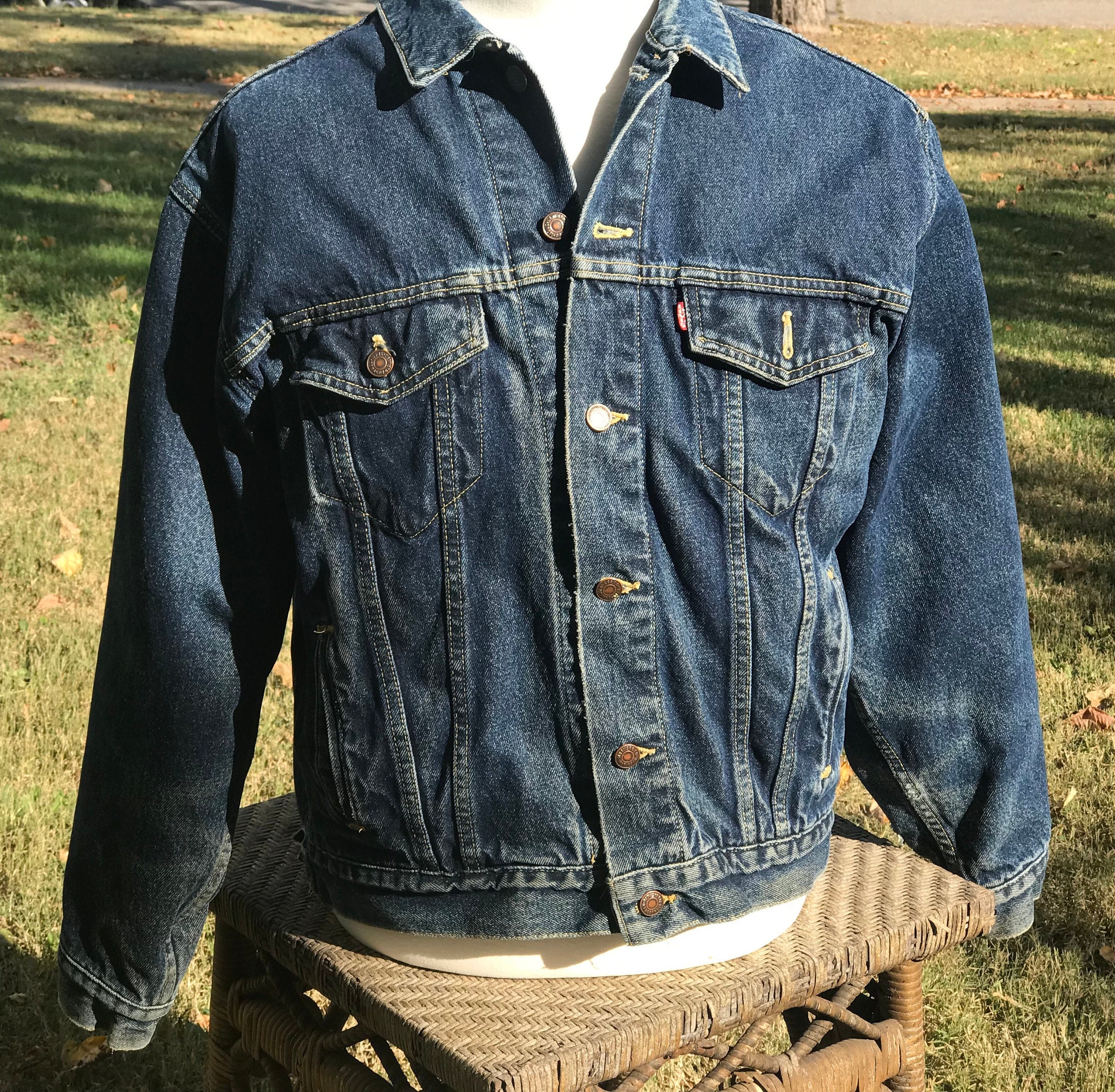Vintage Levis Jean Jacket/flannel 